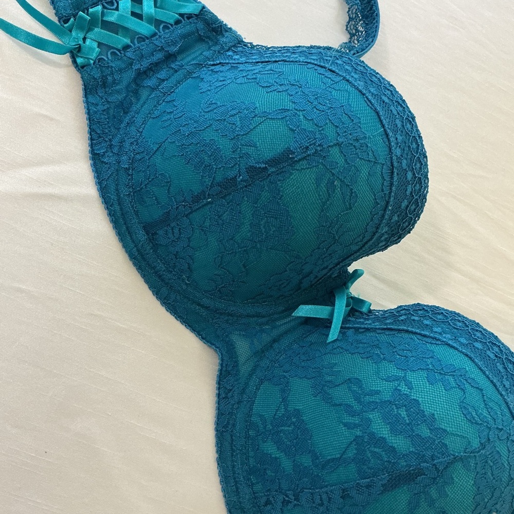 Adore Me Teal Bra - Picture 5 of 7